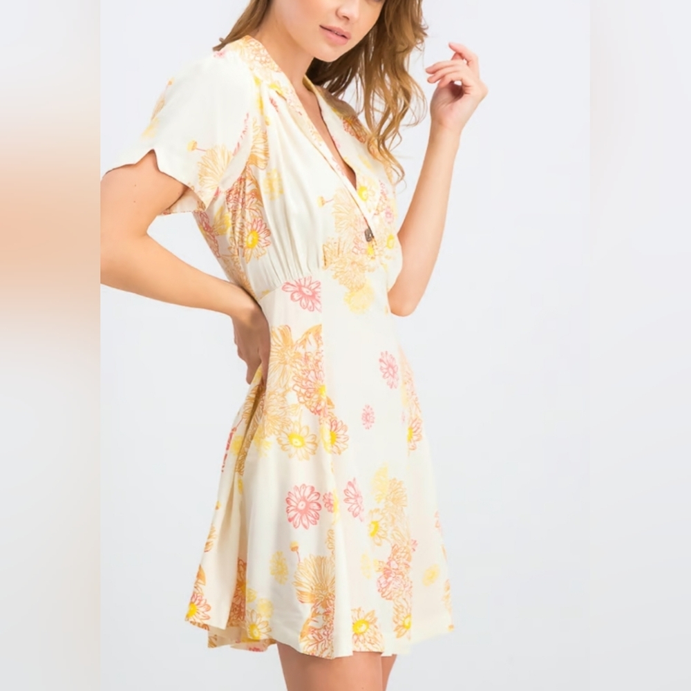 Free People Blue Hawaii Dress